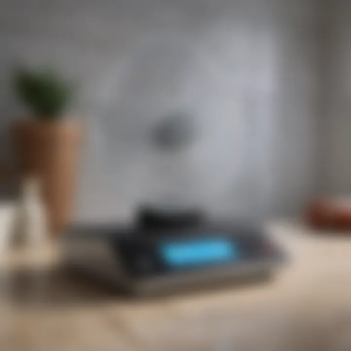 High-precision digital bathroom scale highlighting accuracy features