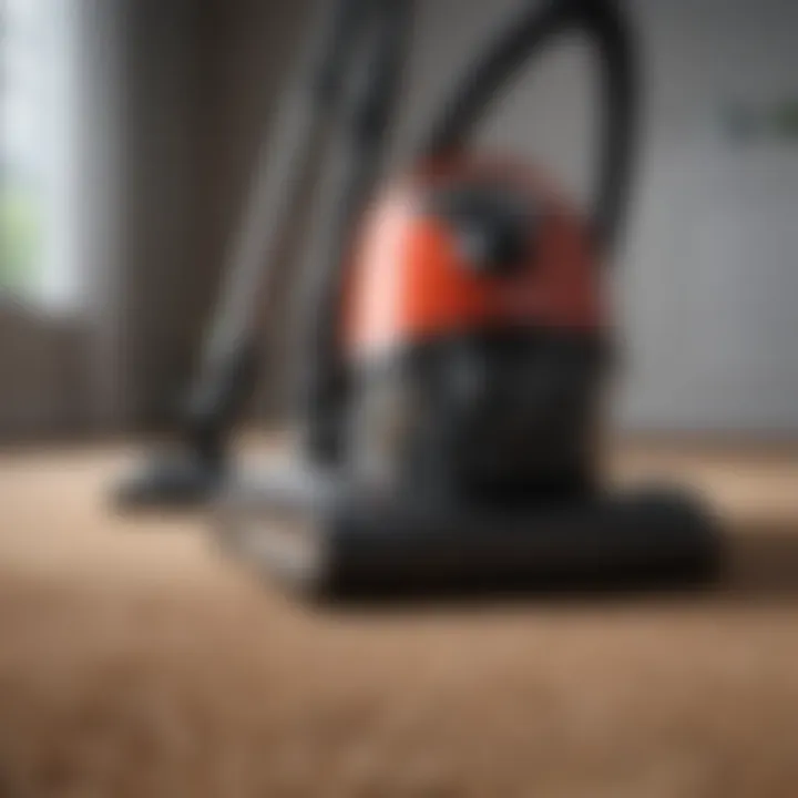 Vacuum cleaner with adjustable settings