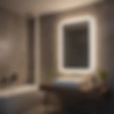 Stylish Lighting Solutions for Bathrooms Modern bathroom featuring stylish lighting fixtures