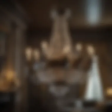 Timeless Elegance: Vintage Chandeliers Vintage chandelier showcasing intricate metalwork