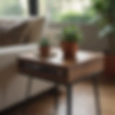 Multi-Functional Side Table Multi-functional side table showcasing versatility in design