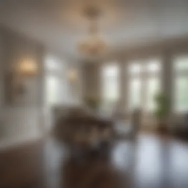 Creative Crown Molding Baseboards in Dining Spaces Creative use of crown molding as baseboards in a dining area