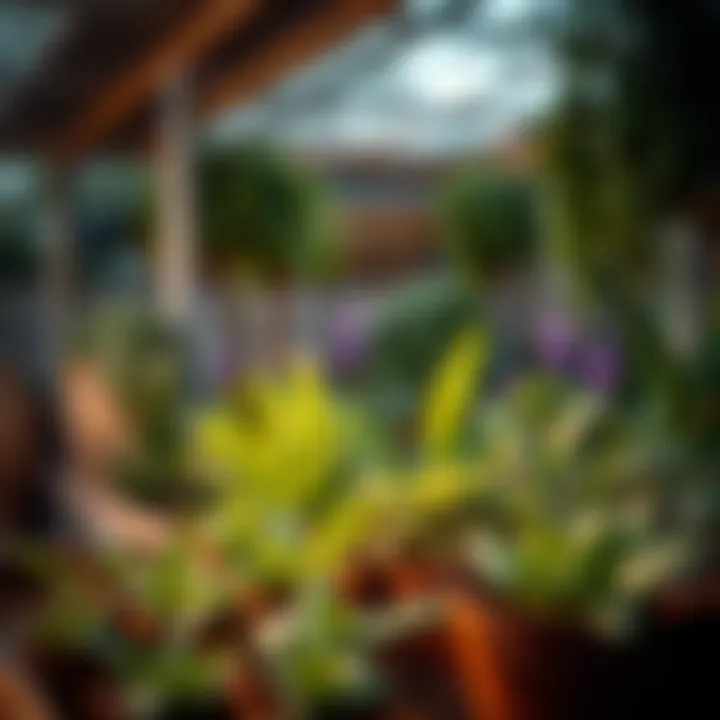 An eco-friendly garden utilizing sustainable practices and innovative gardening techniques.