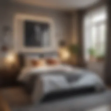 Expressing Individuality in Design Personalized decor elements in a small bedroom