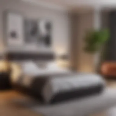 Creative Furniture Layout Ideas Stylish furniture arrangement in a 10x10 bedroom