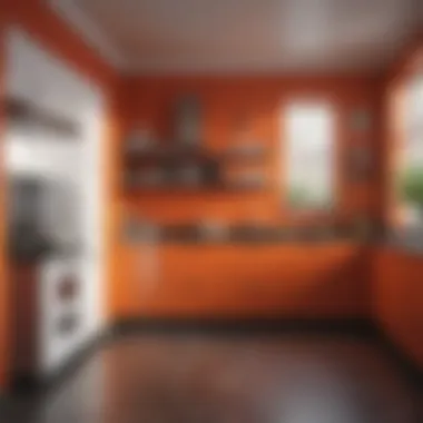 Bright color palette enhancing small kitchen aesthetics