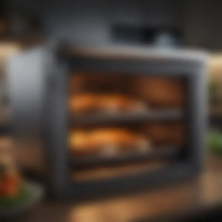 An animated demonstration of the Juneoven's features in action.