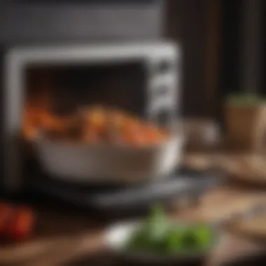 A beautifully arranged dish prepared using the Juneoven.