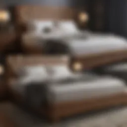 Comparison of king size and queen size bed dimensions