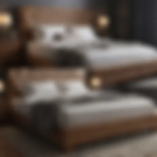 Comparison of king size and queen size bed dimensions