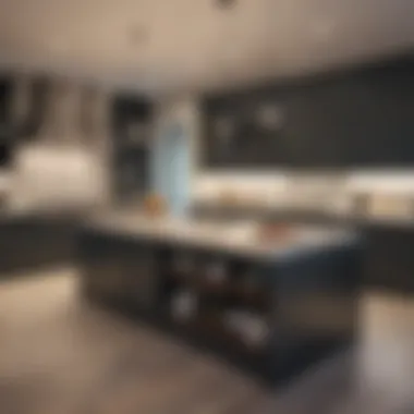 Inviting Kitchen Space with Dual Functionality An inviting kitchen space demonstrating the benefits of two islands.