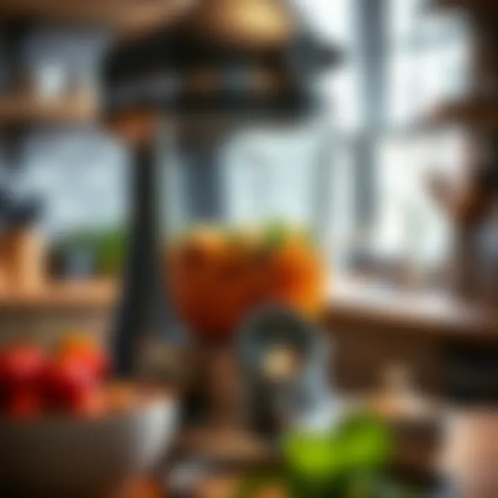 KitchenAid Professional 500 Plus in action, blending a variety of ingredients effortlessly