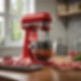 Elegant design showcasing the KitchenAid meat grinder