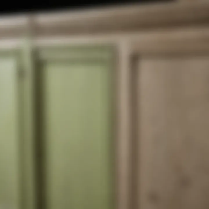 Comparison of lime washed wood finish versus traditional paint