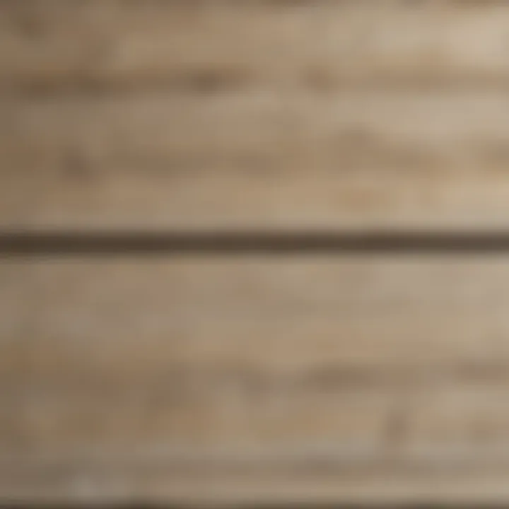 A beautifully lime washed wooden surface showcasing its unique texture