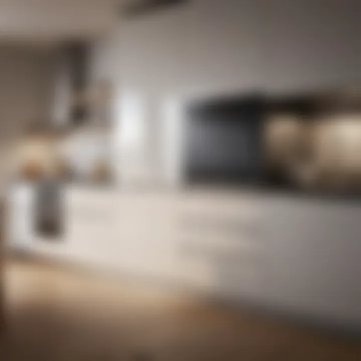 High-end appliances integrated into cabinetry