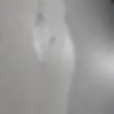 Close-up of a perfectly patched drywall surface