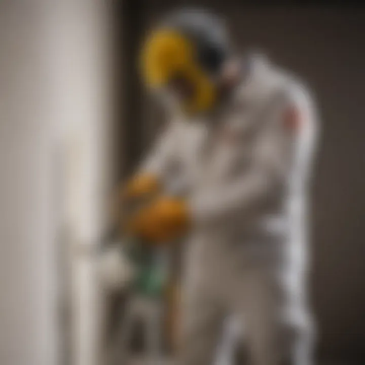 Safety gear and precautions for painting projects