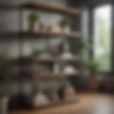 Versatile Designs for Small Areas Multifunctional shelf unit used as a room divider