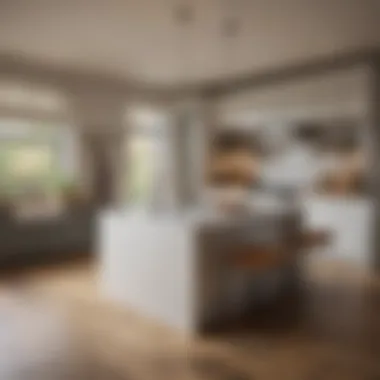 Chic Small Kitchen Island Design Stylish small kitchen island with integrated bench seating