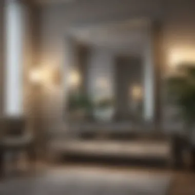 Contemporary Mirrored Furniture Contemporary mirrored furniture adding depth to the living space