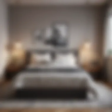 Cozy Contemporary Bedroom Cozy bedroom with contemporary furnishings and serene color palette