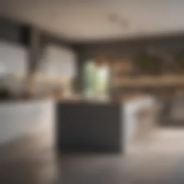 Stylish Open Kitchen Stylish kitchen featuring cutting-edge appliances and open layout