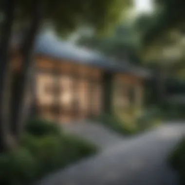 Contemporary Design Trends in Evergreen Cottages Modern design elements incorporated into a classic evergreen cottage