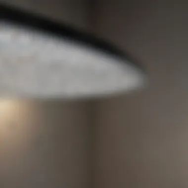 A close-up view of eco-friendly LED lighting fixtures