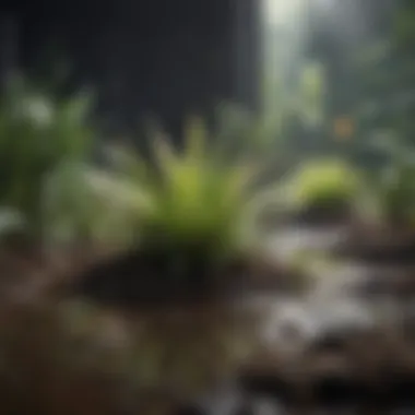 Thriving Plants in Acidic Environments Healthy plants thriving in acidic soil