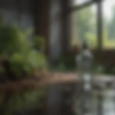 Natural cleaning with vinegar and water