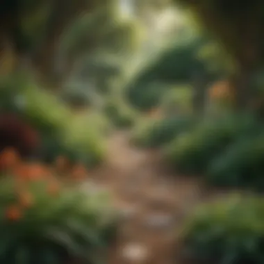Application of Natural Repellents in Gardens Scene depicting the application of natural repellents in a garden setting