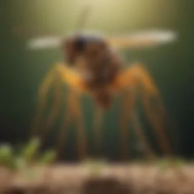 Mechanism of Action of Natural Repellents Diagram showing the mechanism of action for natural termite repellents