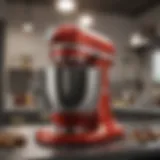 An array of stand mixers showcasing different colors and designs