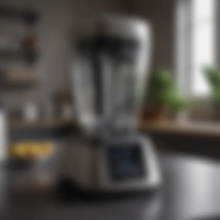 Detailed view of the Nova Blender showcasing its sleek design and interface.