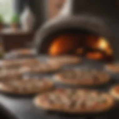 Diverse Pizzas from Ooni Models Diverse range of pizzas cooked in various Ooni models