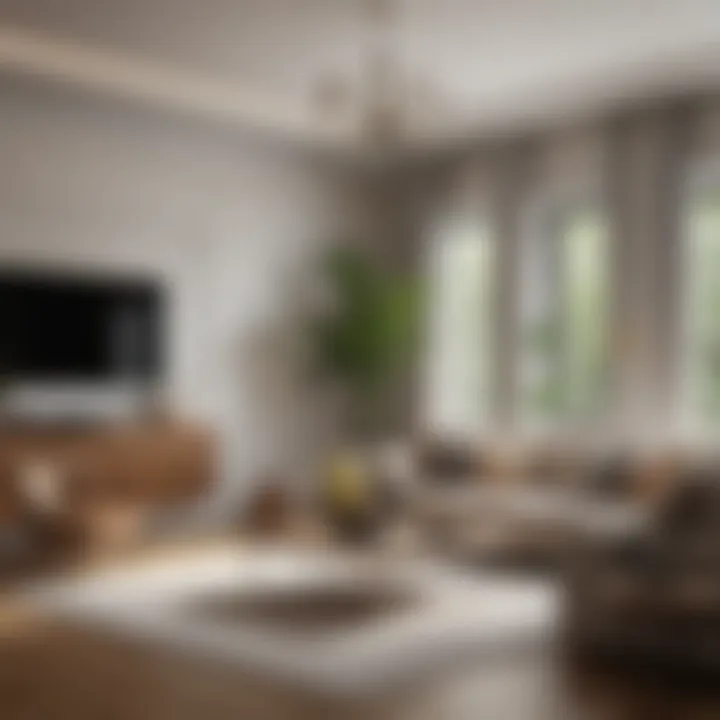 Stylish living room highlighting aesthetic considerations