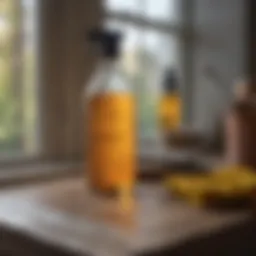 Natural ingredients for DIY window cleaner