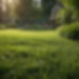 Vibrant lawn illustrating optimal grass health