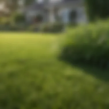 Healthy Lawn Thriving Healthy lawn thriving post-fertilization