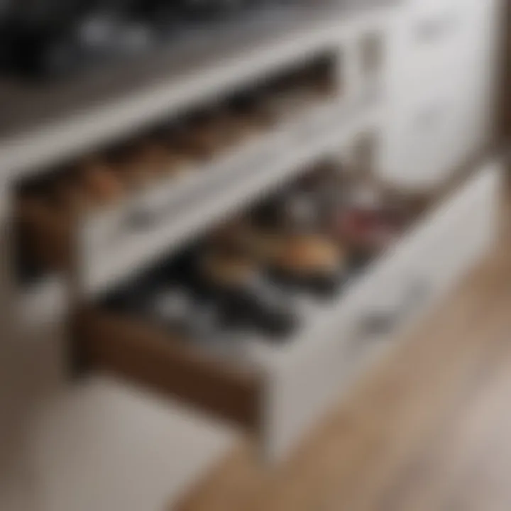 Stylish and functional drawer accessories enhancing storage