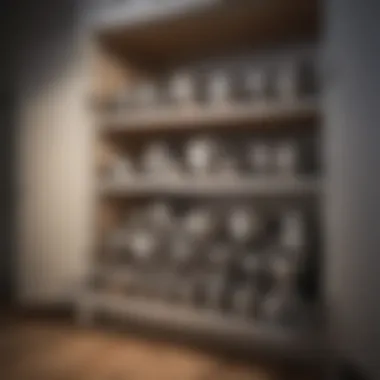Creative Storage for Pots Innovative pot storage solution in a cabinet