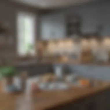 Color palette selection for painting cabinets