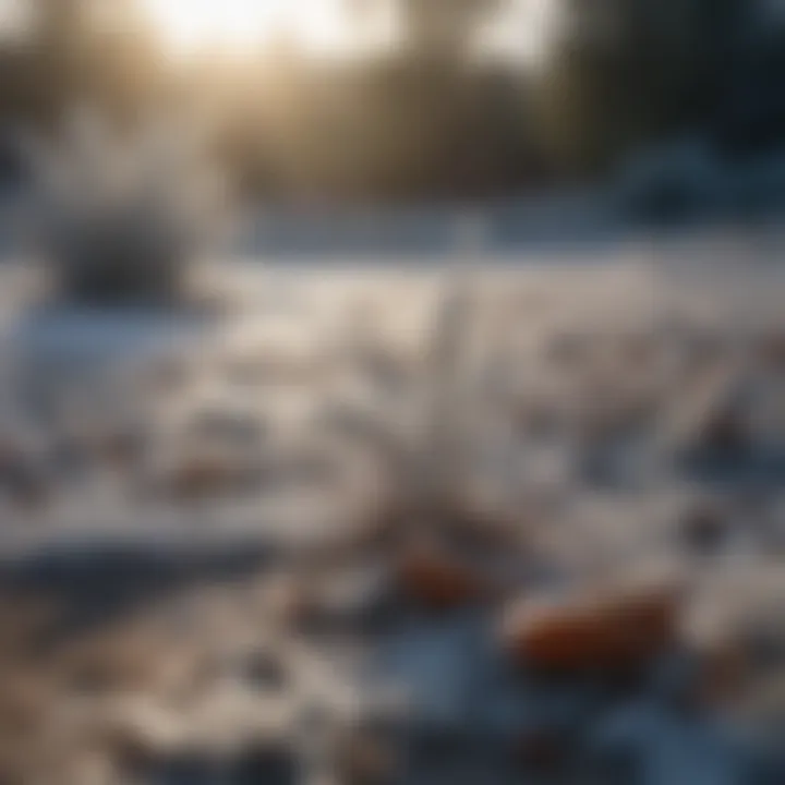 Close-up of frost dates marked on a seasonal calendar.