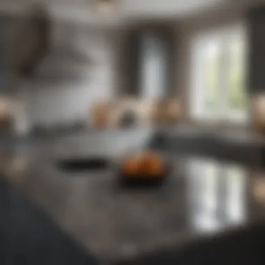 Elegant Kitchen Design with Granite A beautifully arranged kitchen featuring granite surfaces