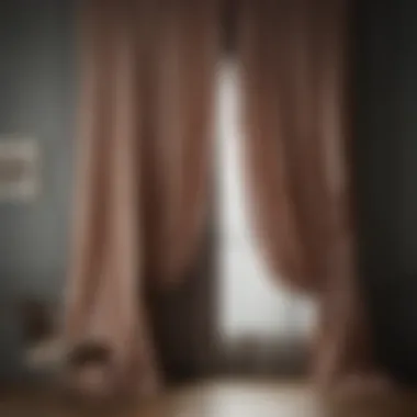 Layered Curtain Design for Aesthetic Appeal Stylish layered curtain setup showcasing drapes and sheers