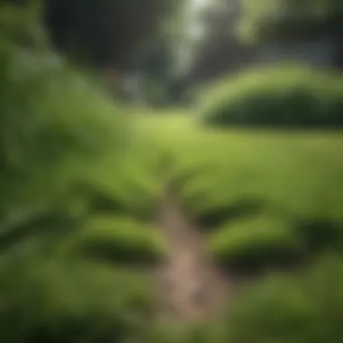 Healthy lawn demonstrating the effects of rapid germination techniques