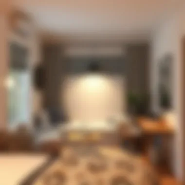 Task lighting integrated into a chic reading nook