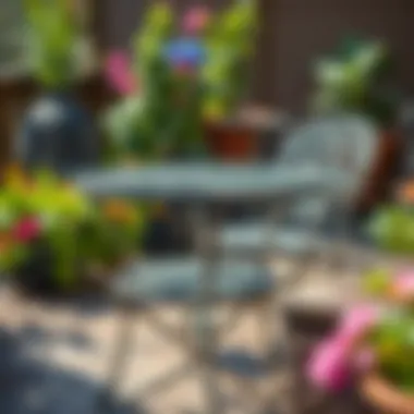 Transform Your Rod Iron Patio Furniture Shining rod iron patio furniture after cleaning