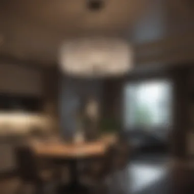 Contemporary Round Chandelier with Modern Aesthetics Contemporary round chandelier showcasing modern design elements